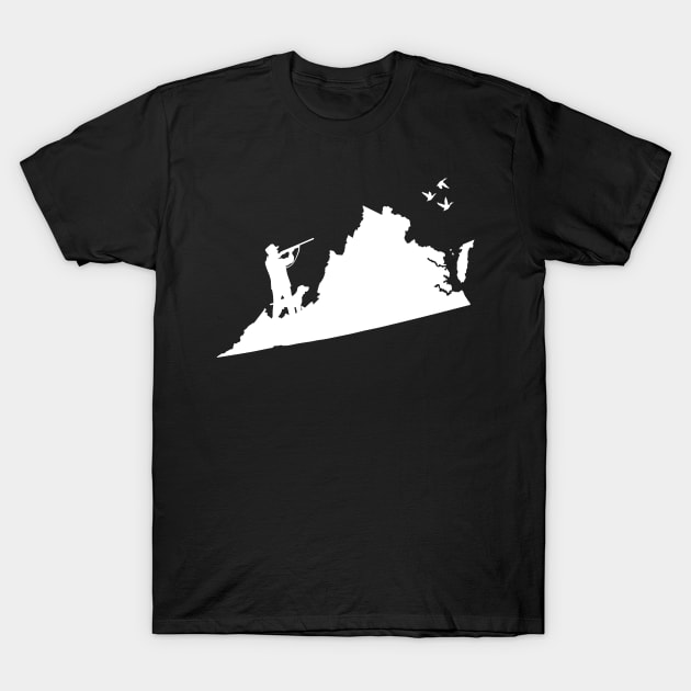 Virginia Duck Hunting T-Shirt by Tesszero